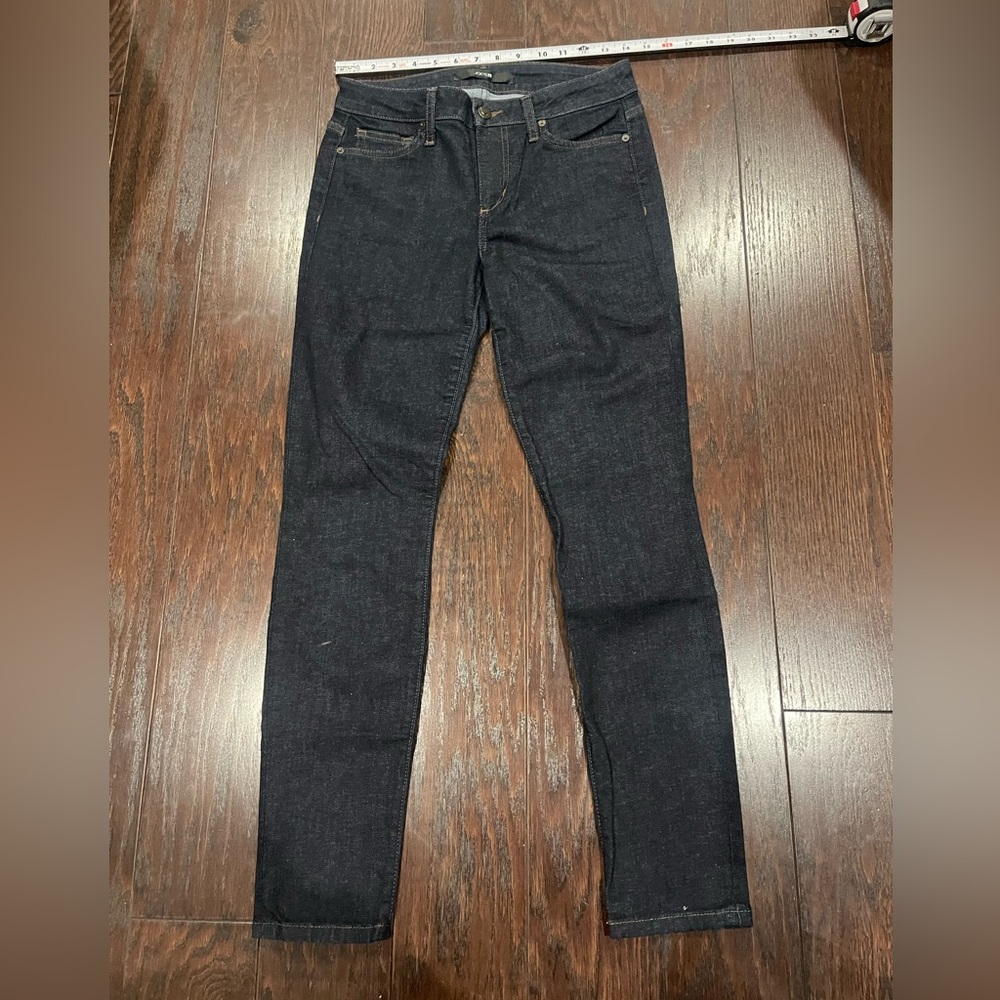 Joe's Jeans Women Size 27 Blue Skinny Ankle Stretch Mid Rise Dark Denim